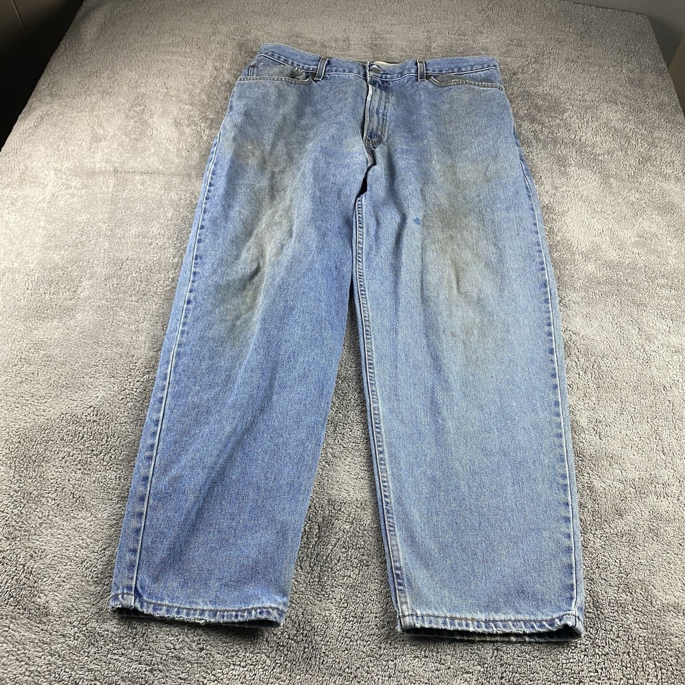 Levis 560 Comfort Fit Jeans Mens 38x30 Blue‎ Light Wash Mid Rise